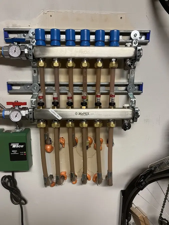 Plumber performing Leak Detection at a residential property in Gray